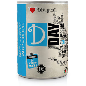 DISUGUAL D-Day Conserva pentru pisici, pate cu peste 400g