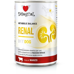 DISUGUAL Renal conserva pentru caini, cu carne de vita 400g