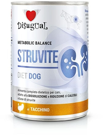 DISUGUAL Struvite conserva pentru caini, cu carne de curcan 400g