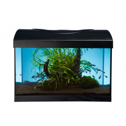 DIVERSA Acvariu 40 negru 4w led, 40x25x25cm, 25L