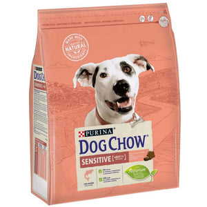 DOG CHOW Hrana uscata pentru caini Adult SENSITIVE, Somon si Orez 14kg