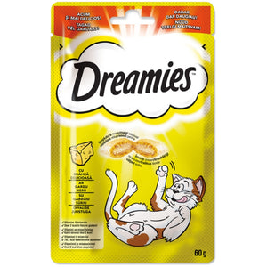 DREAMIES Delicatese pentru pisici, cu Branza 60g