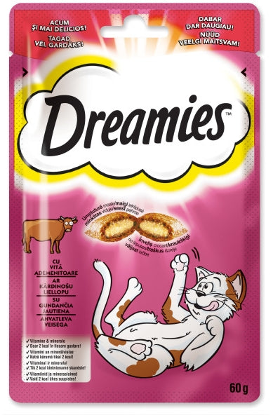 DREAMIES Delicatese pentru pisici, cu Vita 60g