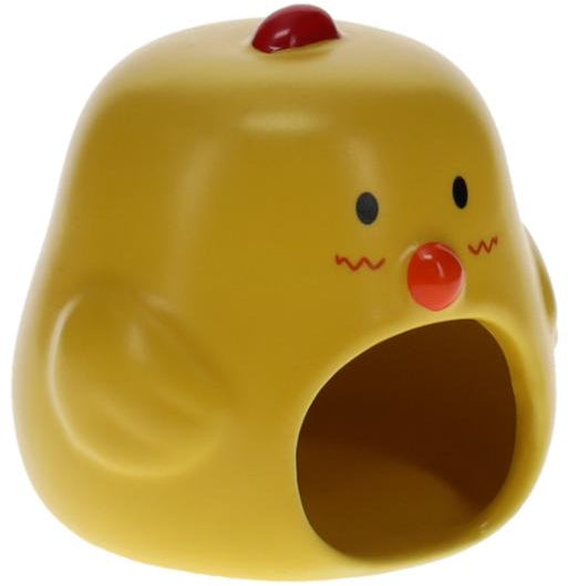 DUVO+ Casuta din ceramica pentru hamsteri Stone 11x10x12cm, Pui, Galben