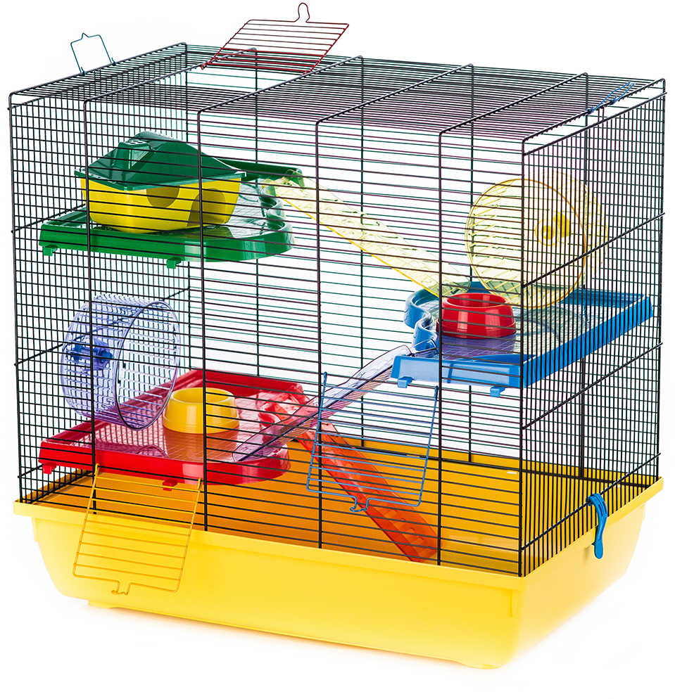 DUVO+ Cusca pentru rozatoare, Teddy 2, 58x38x55cm, Galbena