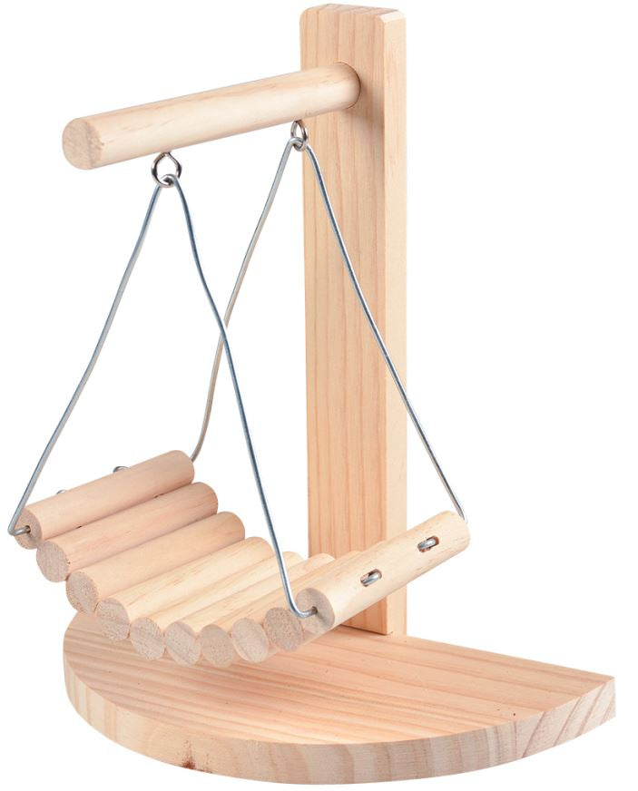 DUVO+ Jucarie pentru rozatoare Leagan, lemn, 21,5x11,5x24cm