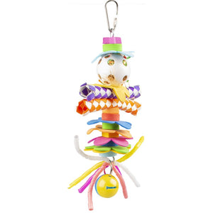 DUVO Jucarie pentru pasari Personaj multicolor, plastic, 22x14x5,5cm