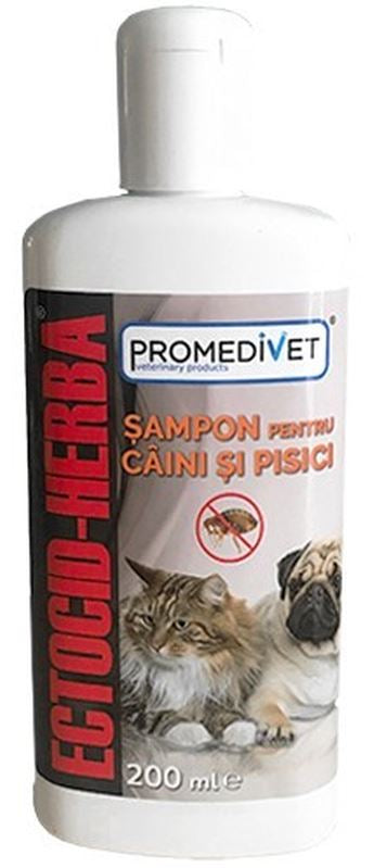 ECTOCID Herba (Promedivet) Şampon pentru câini, pisici 200ml - Maxi-Pet.ro