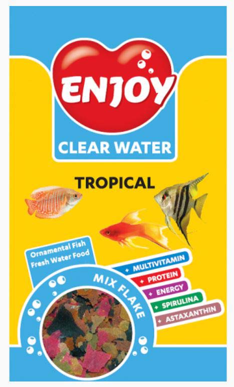 ENJOY Hrana pentru pesti, Tropical Mix, Fulgi 250ml