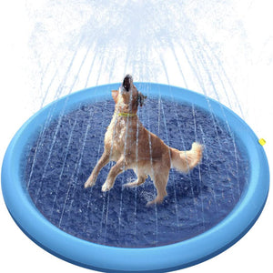 ENJOY Piscina pentru caini, cu sistem de stropire, 2 in 1
