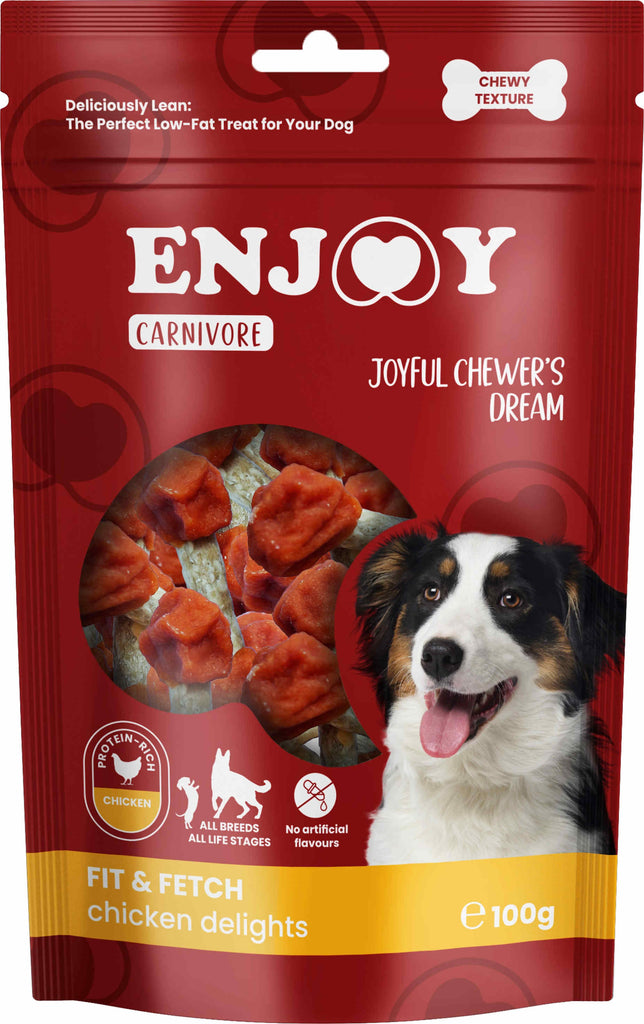 ENJOY Recompense pentru caini CARNIVORE, Lollipop cu pui