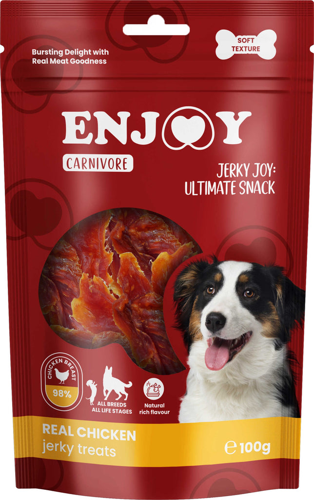ENJOY Recompense pentru caini CARNIVORE, Piept de pui