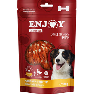 ENJOY Recompense pentru caini CARNIVORE, Sticks cu pui, 100g