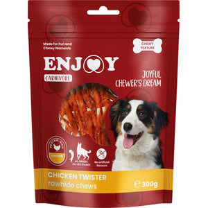 ENJOY Recompense pentru caini CARNIVORE, Sticks cu pui, 300g