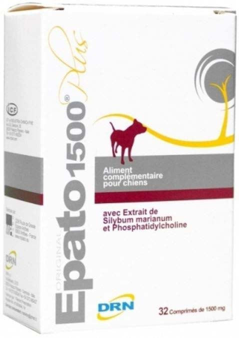 EPATO1500 Plus (DRN) Supliment hepato-protector pentru câini 1500mg, 32 tbl - Maxi-Pet.ro