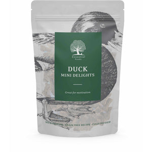 ESSENTIAL DUCK MINI Recompense pentru caini, cu Rata 100g