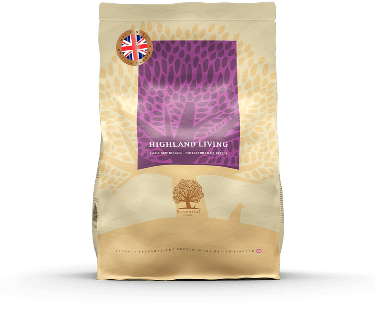 ESSENTIAL HIGHLAND LIVING Hrana uscata pentru caini de talie mica 2,5kg