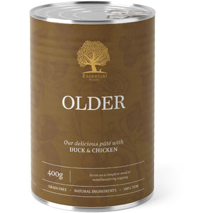 ESSENTIAL OLDER Conserva pentru caini SENIOR, cu Rata si Pui, 400g