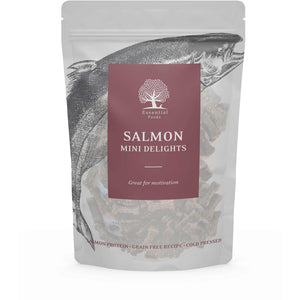 ESSENTIAL SALMON MINI Recompense pentru caini, cu Somon 100g
