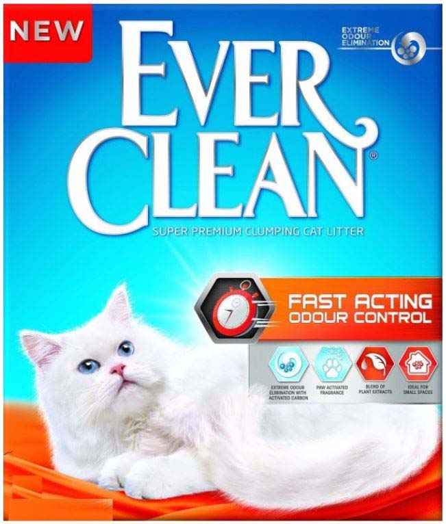 EVER CLEAN Fast Acting Odour Control Nisip pentru pisici 10L - Maxi-Pet.ro