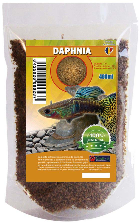 EXOTIK-K Daphnia, pungă 400ml - Maxi-Pet.ro