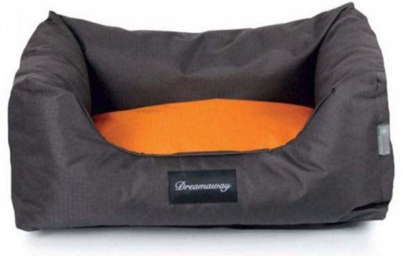 FABOTEX Pat pentru caini BOSTON, 80x62x22cm, Maro-Portocaliu