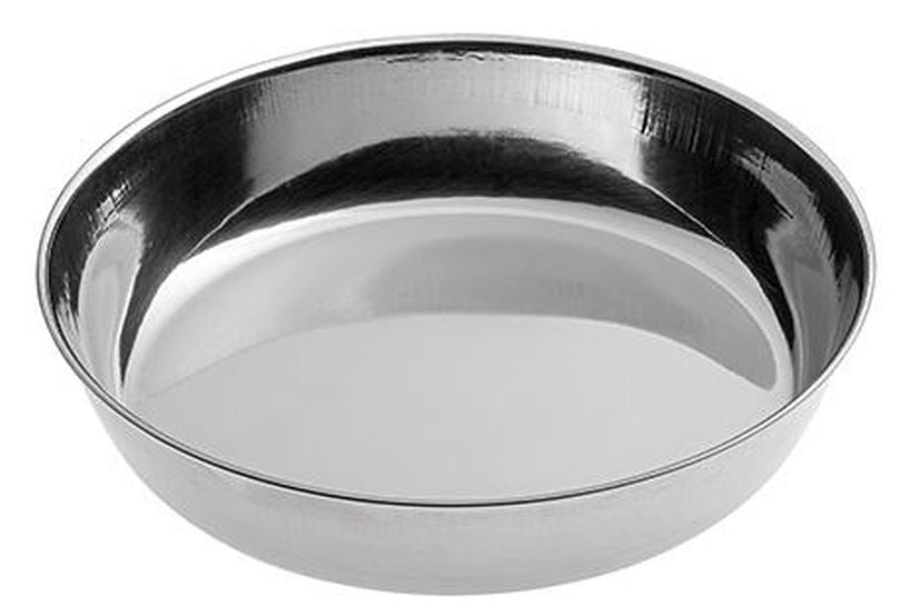 FERPLAST Bol pentru caini ORION 50, otel inoxidabil, 13,1cmxh2,5cm, 250ml