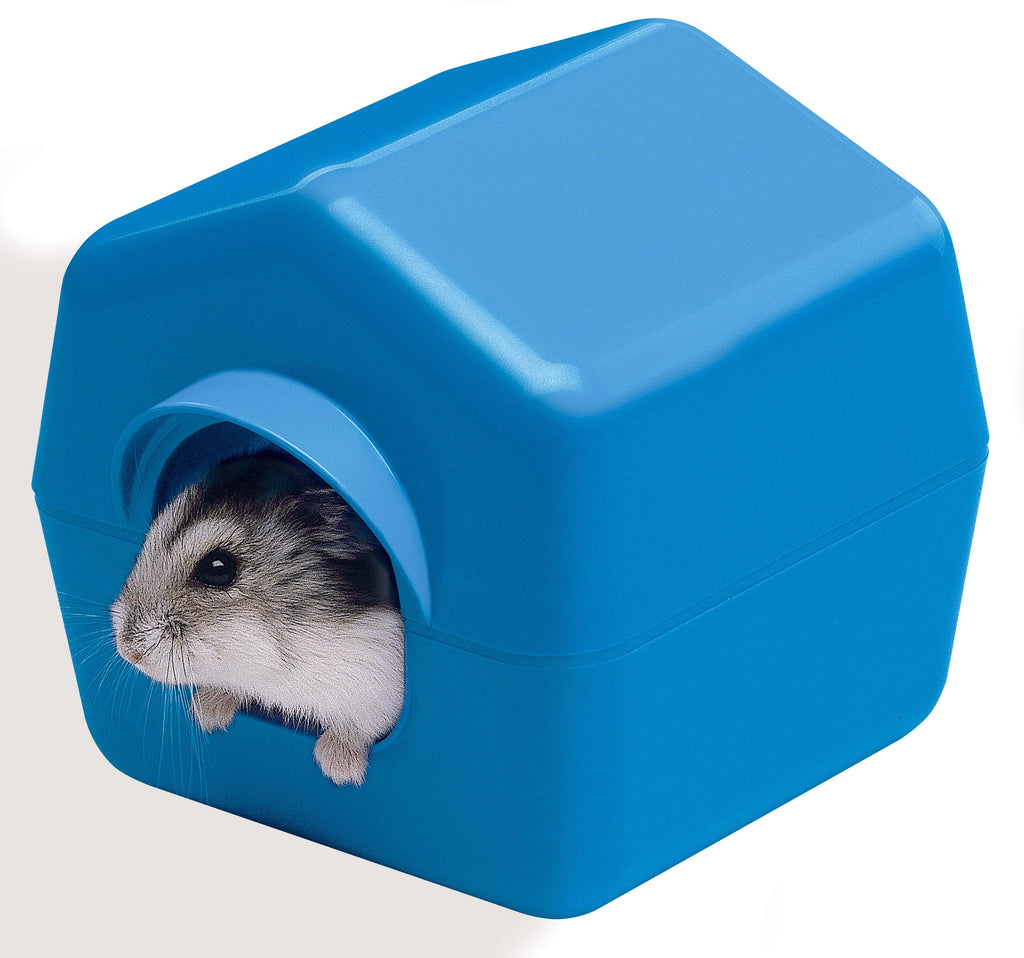 FERPLAST Căsuţă pentru hamsteri ISBA din plastic 10,4x11,4x11cm, diferite culori - Maxi-Pet.ro