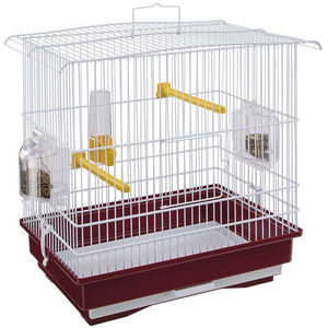 FERPLAST Colivie pentru pasari GIUSY Alba 39x26x37cm