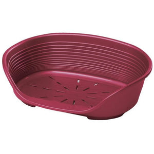 FERPLAST Cos din plastic pentru caini SIESTA Deluxe 10 Bordo 93,5x68x28,5cm