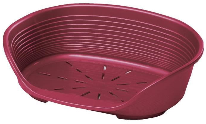 FERPLAST Cos din plastic pentru caini SIESTA Deluxe 10 Bordo 93,5x68x28,5cm