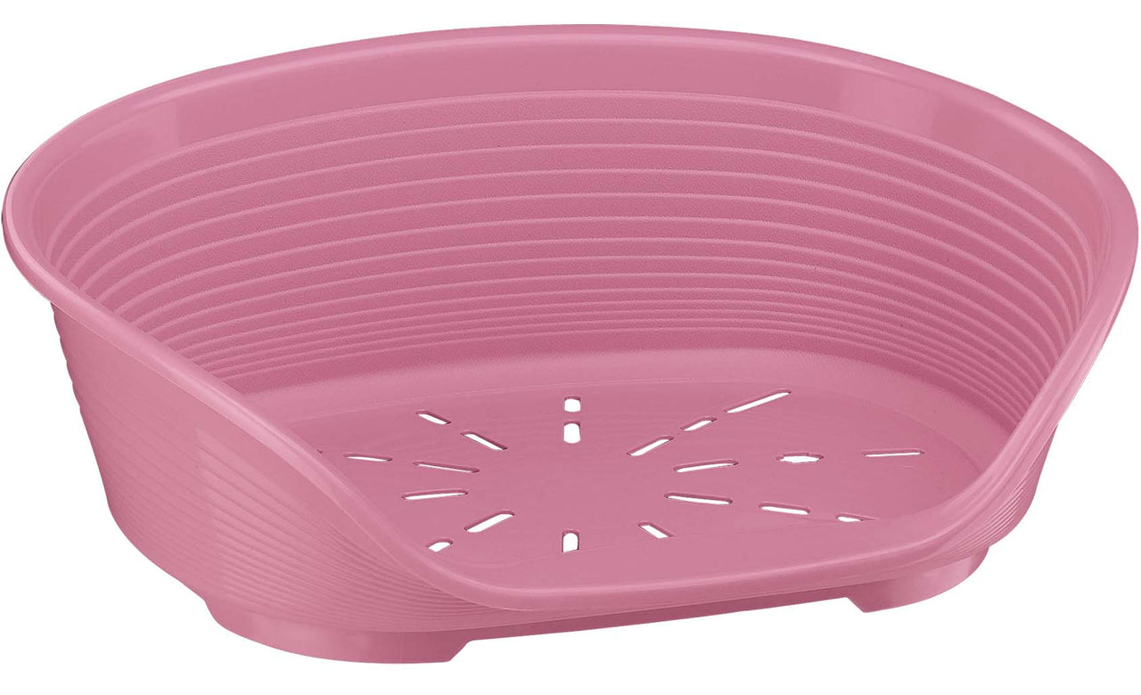 FERPLAST Cos din plastic pentru caini SIESTA Deluxe 6 Roz 70,5x52x23,5cm
