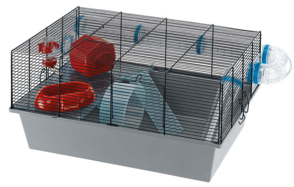 FERPLAST Cuşca MILOS Large Black pentru hamsteri şi şoricei 58x38x30,5cm
