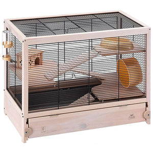 FERPLAST Cusca pentru hamsteri, Neagra, 60x34x49 cm