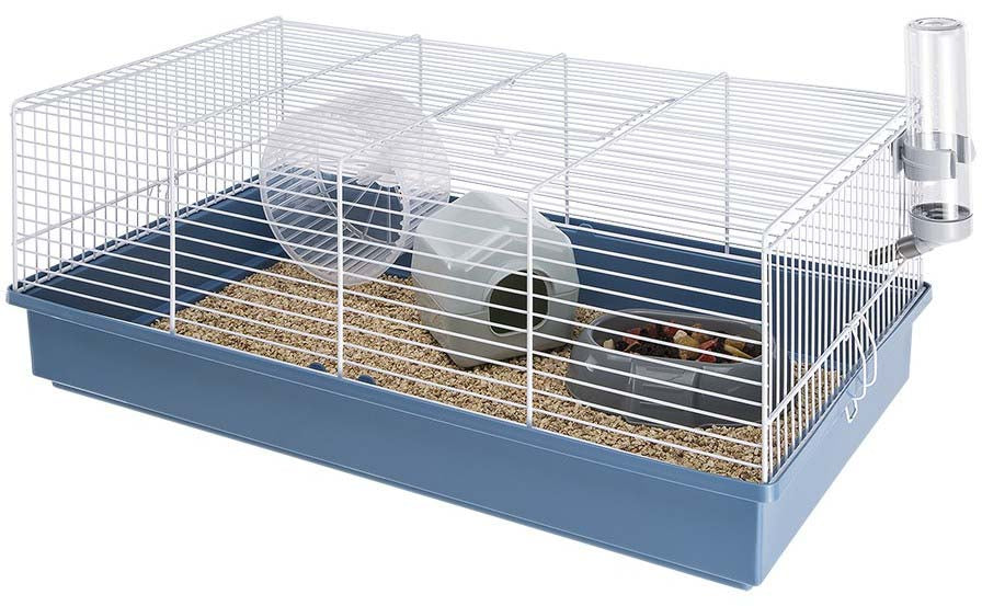FERPLAST Cusca pentru hamsteri CRICETI 11, gratii albe 58x31x23cm