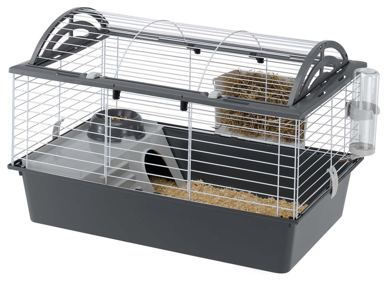 FERPLAST Cusca pentru rozatoare CASITA 80, gratii albe, 78x48x50cm