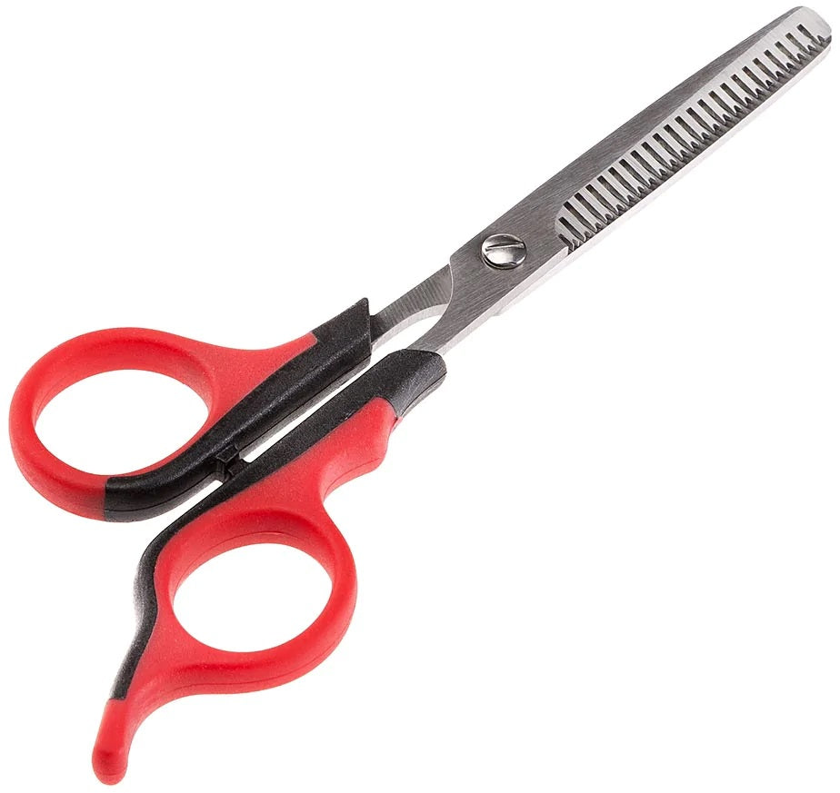 FERPLAST Foarfece pentru caini, cu lama zimtata, 16,2x6,5x8cm