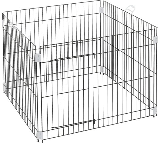 FERPLAST Gard metalic pentru catelusi, cu 4 elemente, 80x80x62cm