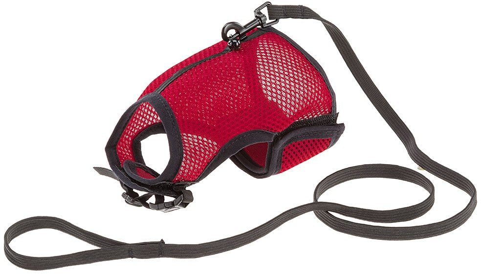 FERPLAST Ham pentru animale mici JOGGING, gat 24-28cm, piept 30-38cm, 1cm, Rosu 