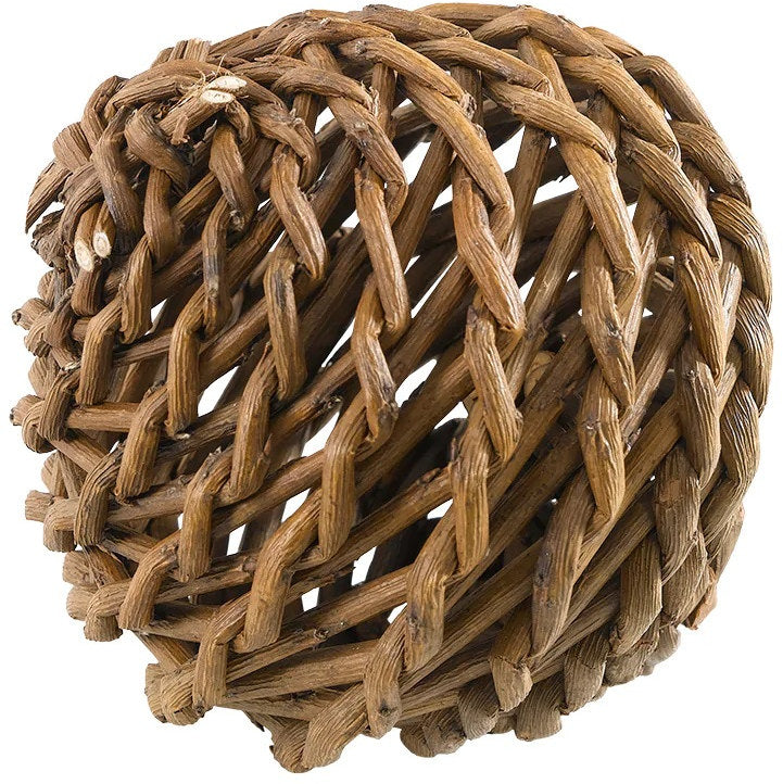 FERPLAST Jucărie de ros pentru rozătoare, Minge împletită din salcie, 12 cm - Maxi-Pet.ro