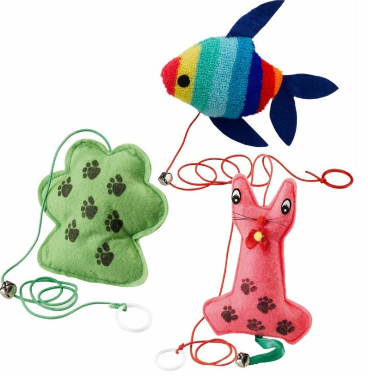 FERPLAST Jucarie pentru pisici, plus, 10x14cm, diverse modele si culori