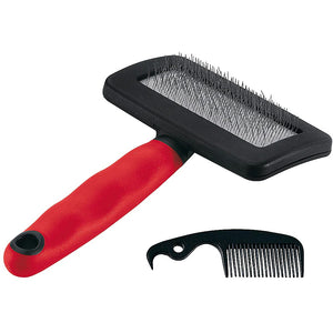 FERPLAST Perie de cardare pentru pisici si caini, Mediu, 16x9,8x3,3cm