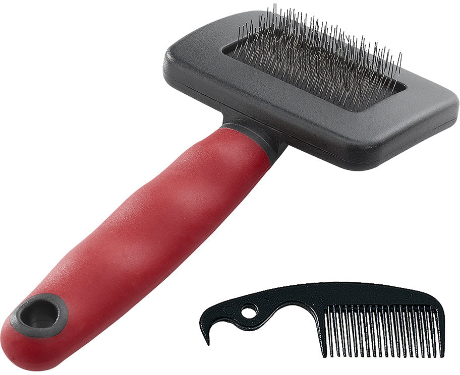 FERPLAST Perie de cardare pentru pisici si caini, Small, 15x7,3x3,3cm
