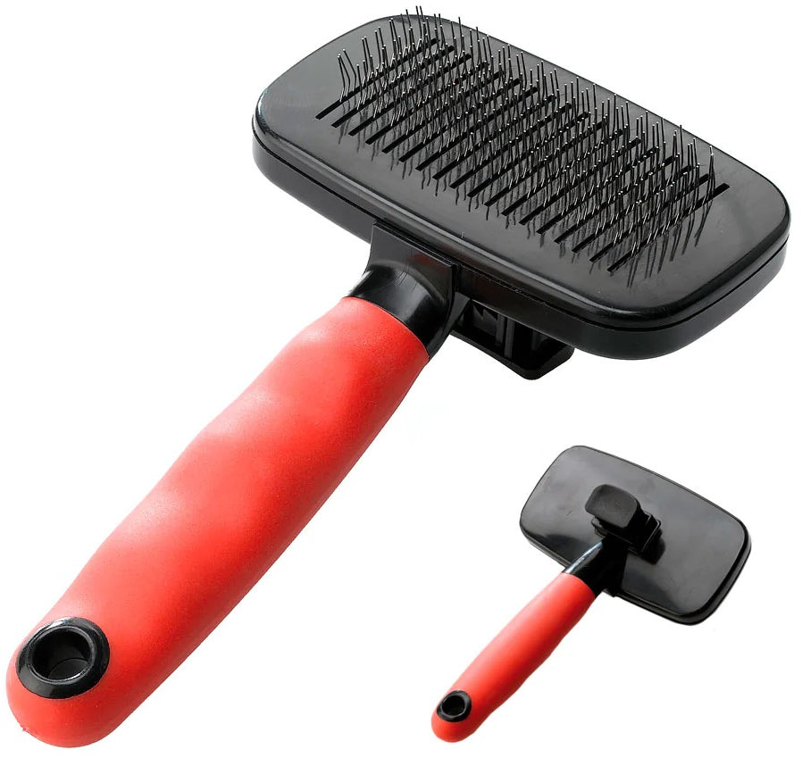 FERPLAST Perie pentru caini si pisici, cu peri din otel indoxidabil, 16,3x9,7cm 