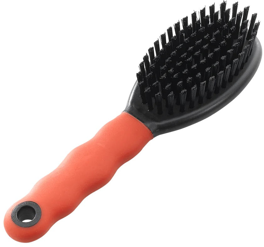 FERPLAST Perie pentru pisici si caini, cu peri moi din plastic, 19,5x5,4x3cm