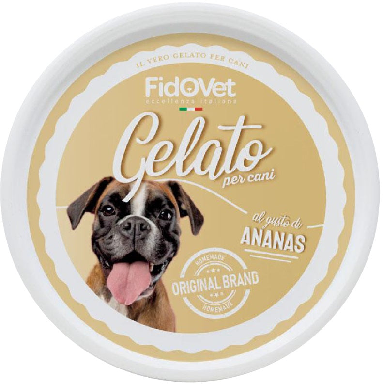 FIDOVET Inghetata pentru caini, cu aroma de ananas 40g