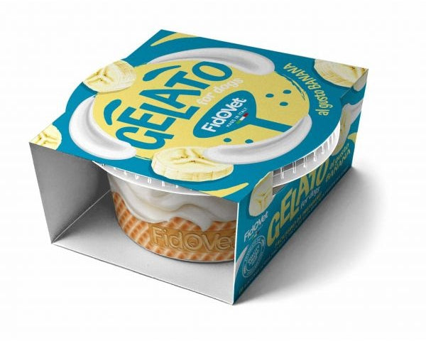 FIDOVET Inghetata pentru caini, cu aroma de banana 40g