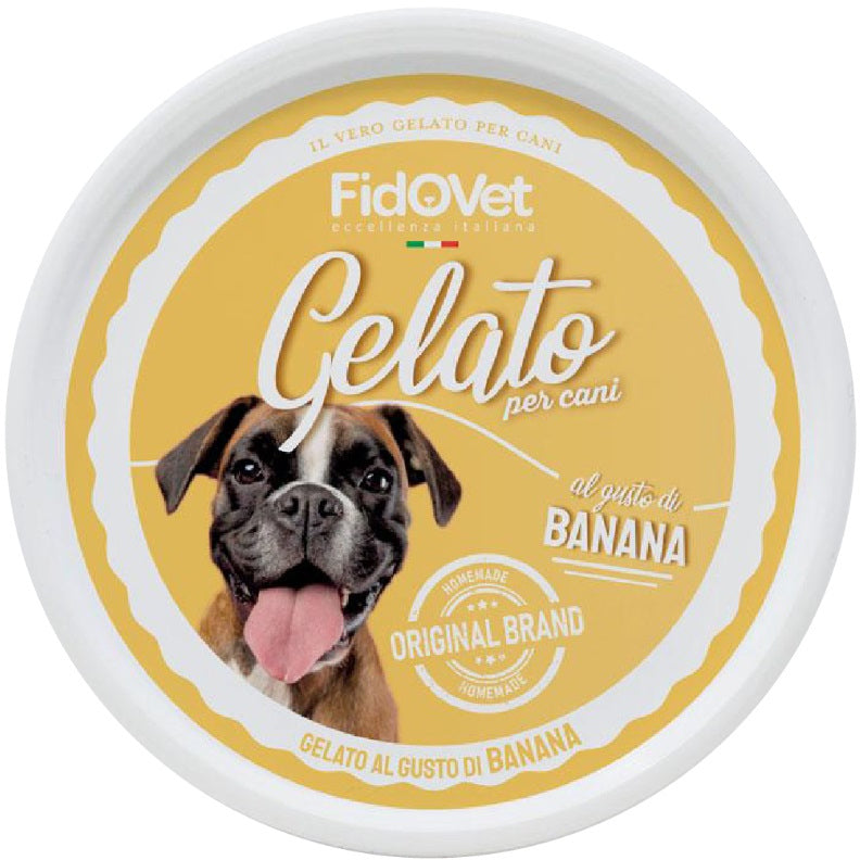 FIDOVET Inghetata pentru caini, cu aroma de banana 40g