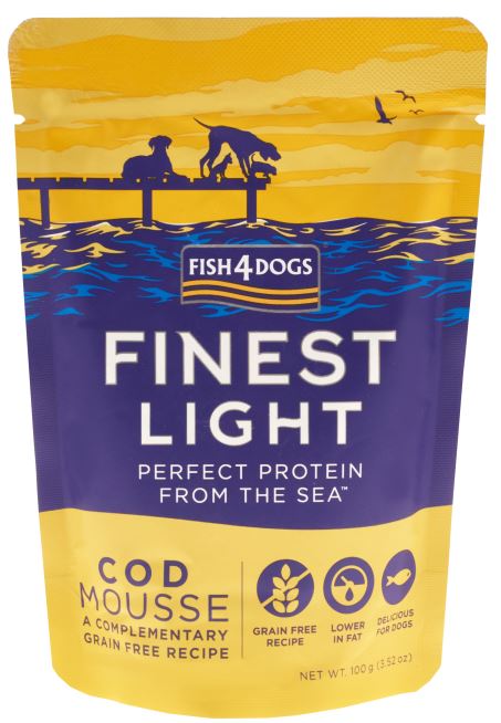 FISH4DOGS Finest Light Plic pentru caini, mousse Cod 100g