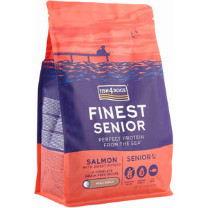 FISH4DOGS Finest SENIOR Somon si Cartofi dulci, Small Kibble 1,5kg 